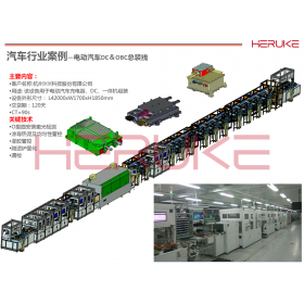 電動汽車DC＆OBC總裝線